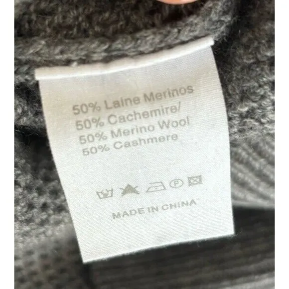 Vanessa Bruno Grey Knit Sweater Size 2