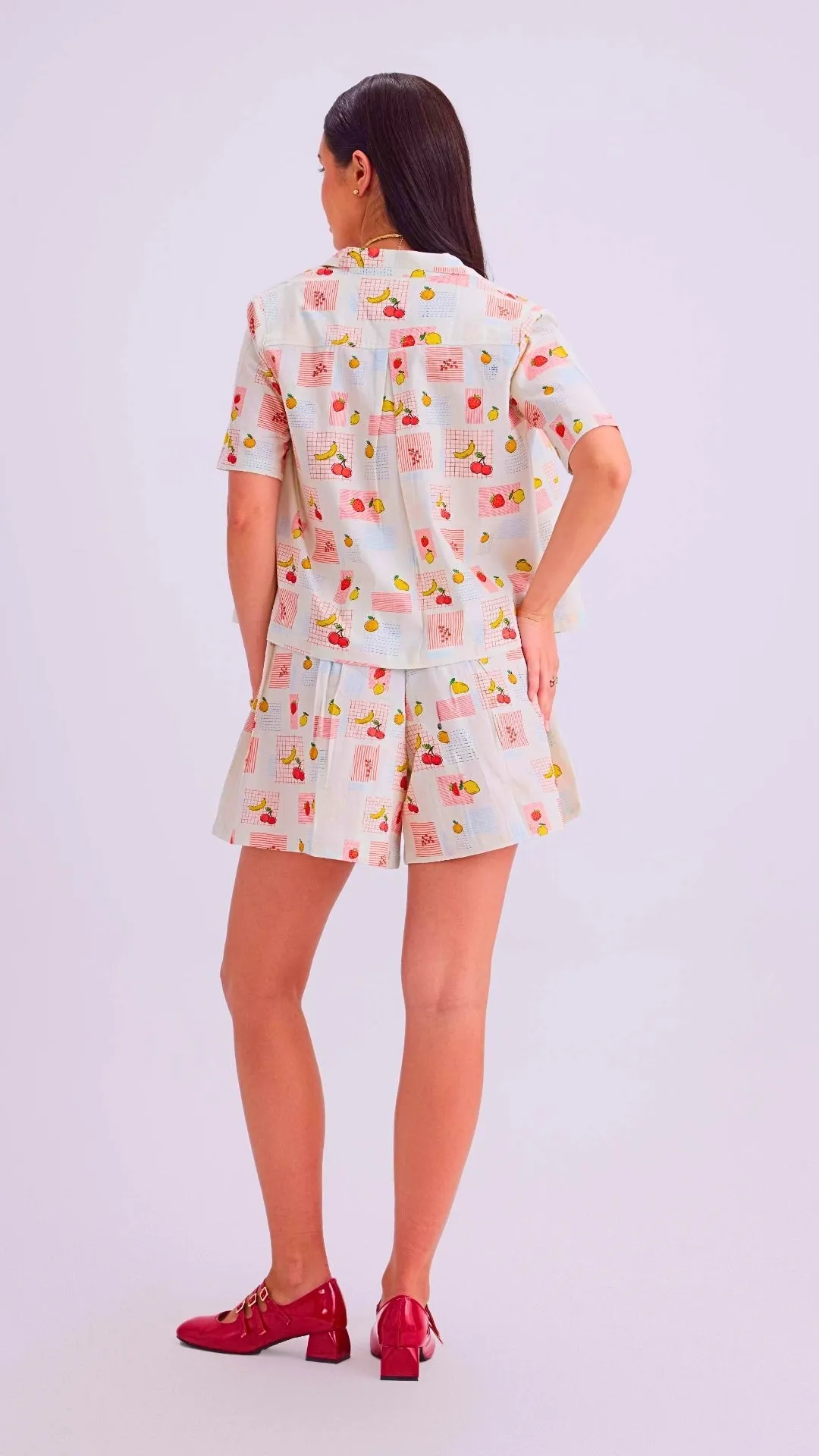 Vesper Shirt & Dottie Shorts, Tutti Fruity