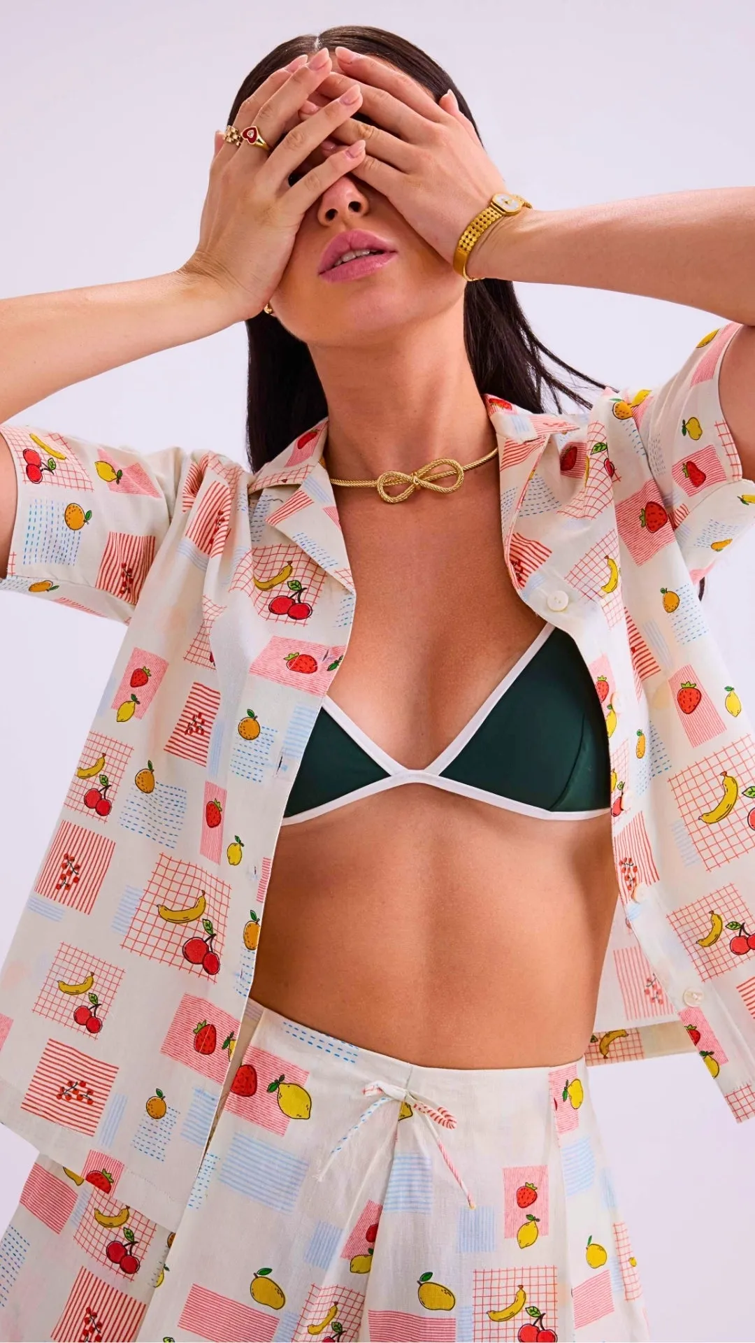Vesper Shirt & Dottie Shorts, Tutti Fruity