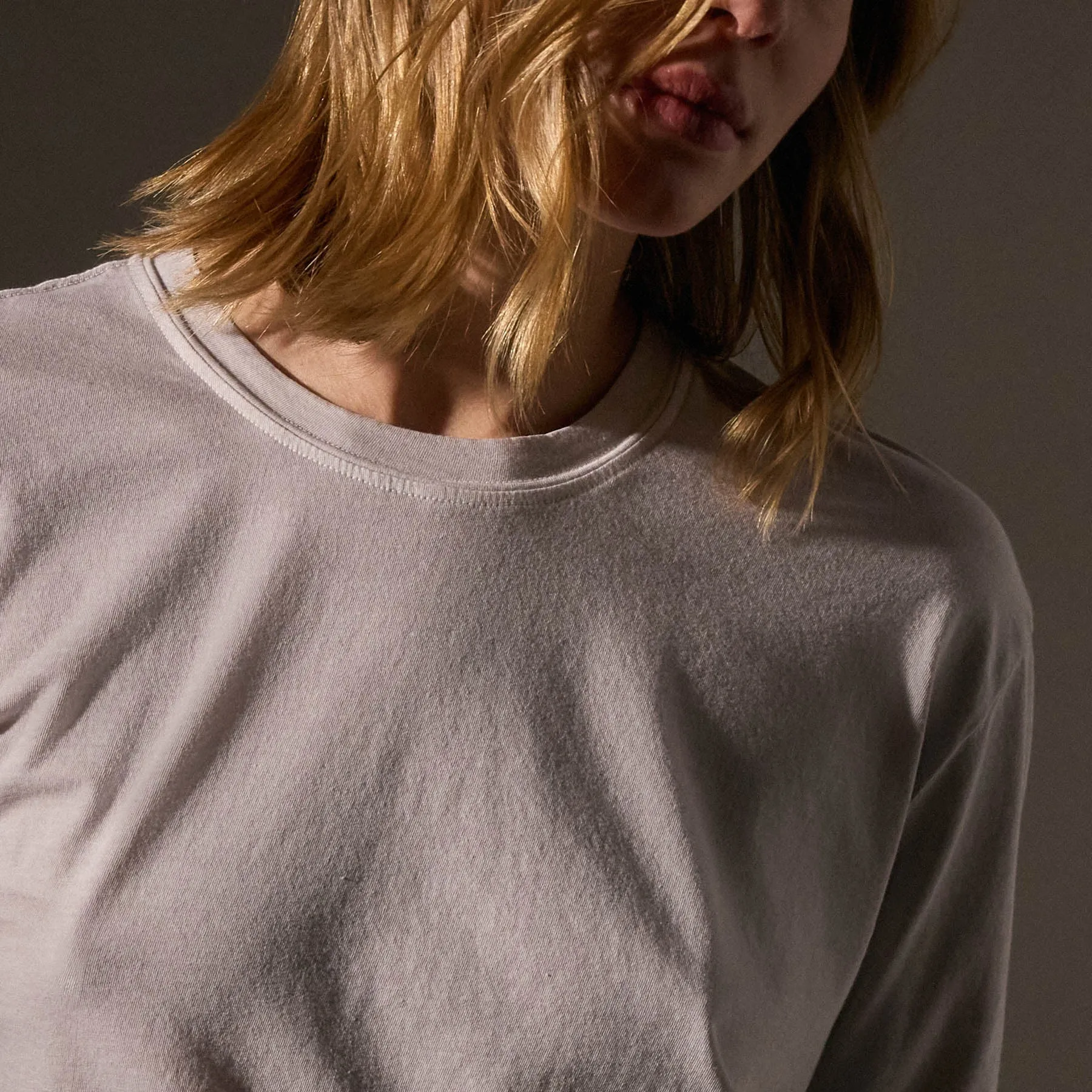 Vintage Boxy Tee - Light Mist Pigment