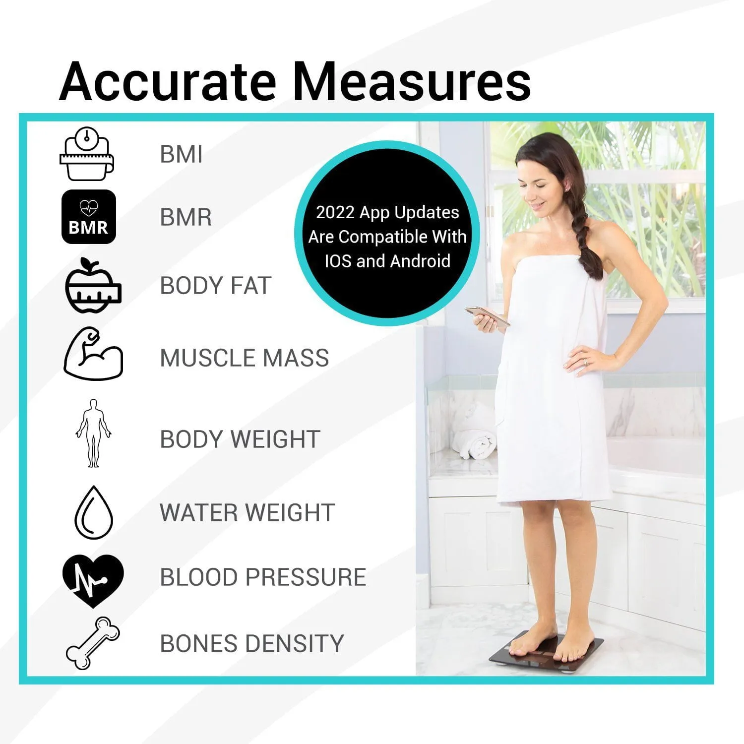 Vive Precision Smart Body Fat Scale