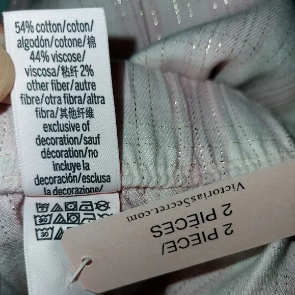 VS Crop Cotton pj set size XL