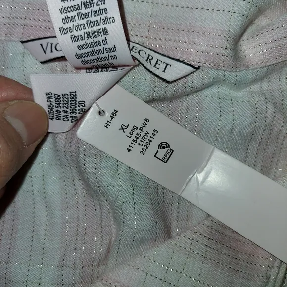 VS Crop Cotton pj set size XL
