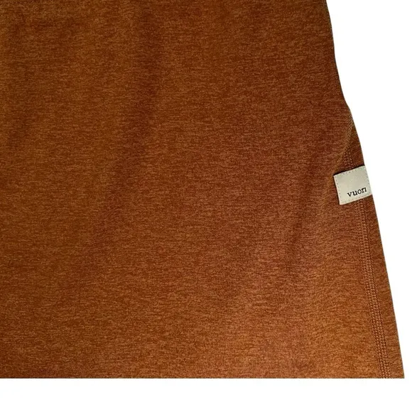 Vuori: Women's Halo Performance Skirt Large Palo Santo Heather Skirt Skort