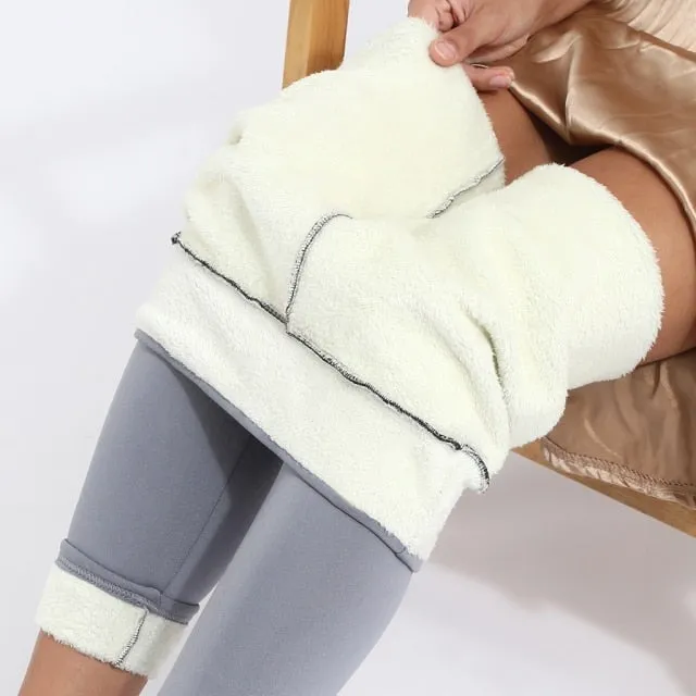 Warm Winter Leggings High Waist