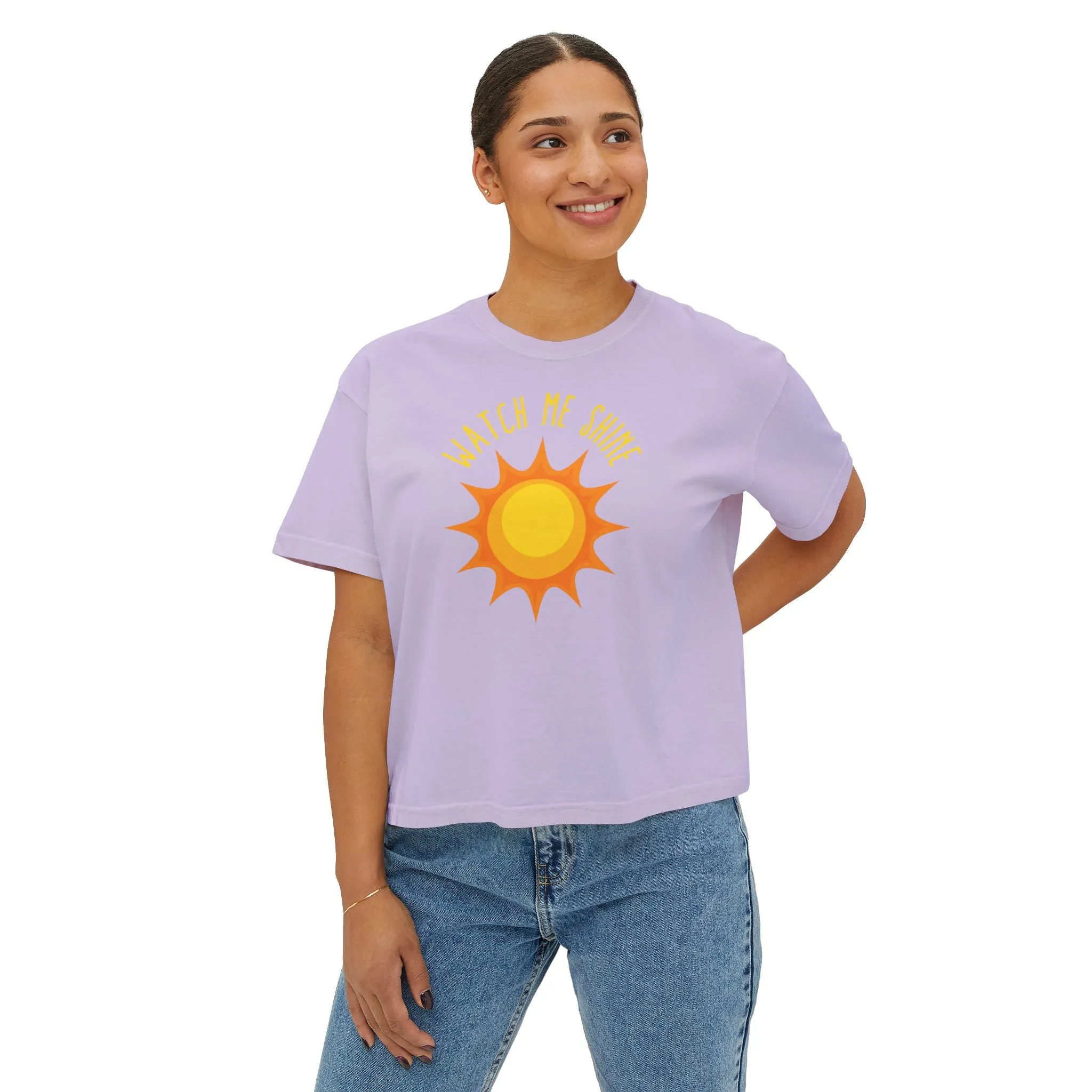 Watch Me Shine Women's Boxy Tee
