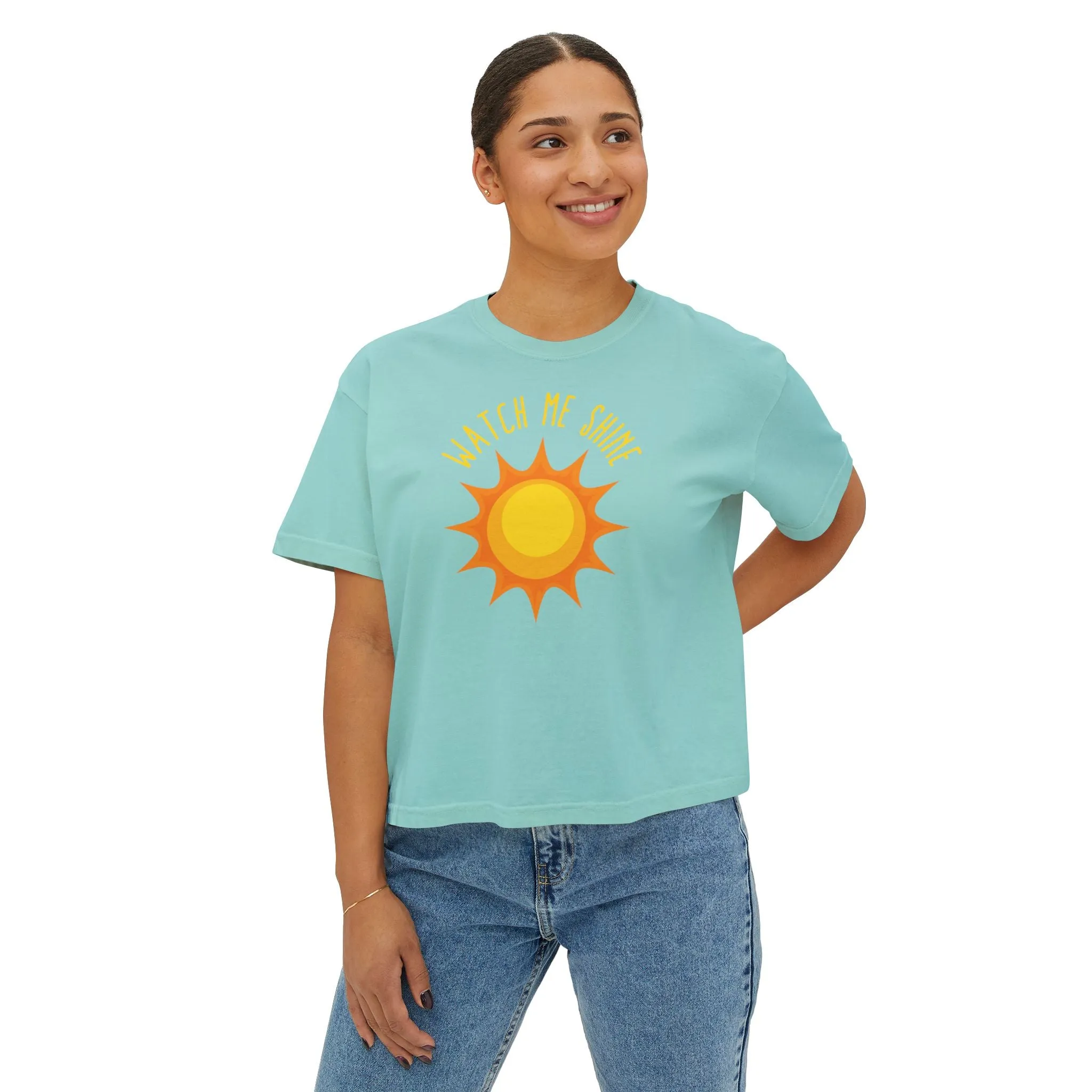 Watch Me Shine Women's Boxy Tee