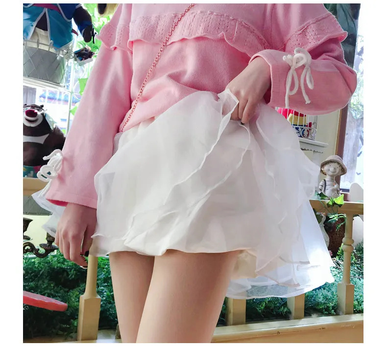 White all-match skirt   KF24103