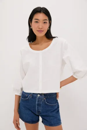 White Linen Kennedi Blouse