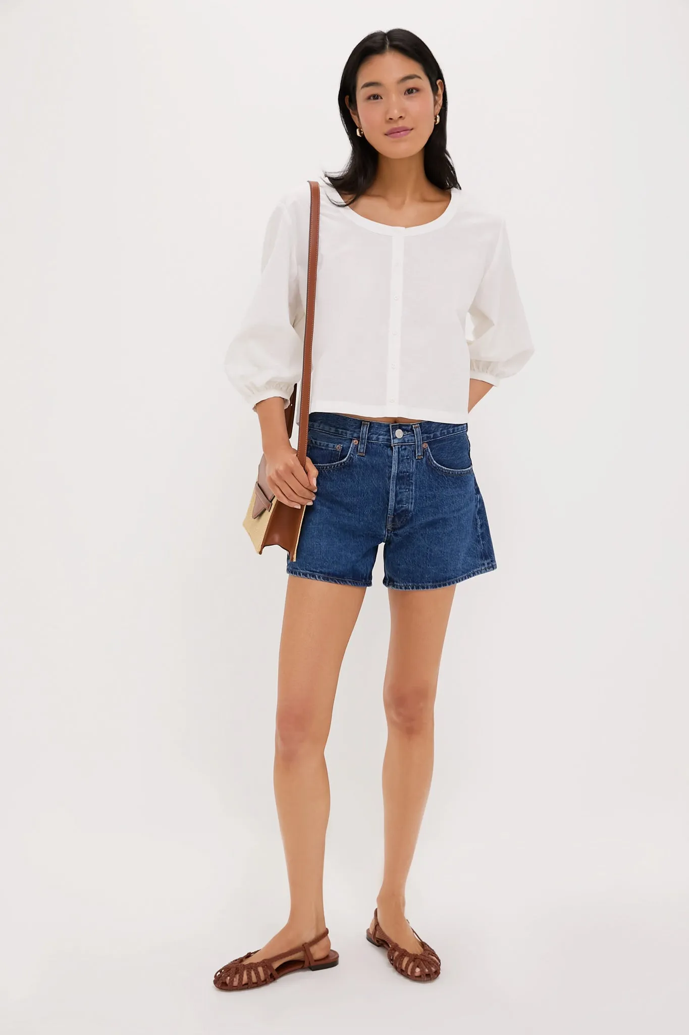 White Linen Kennedi Blouse