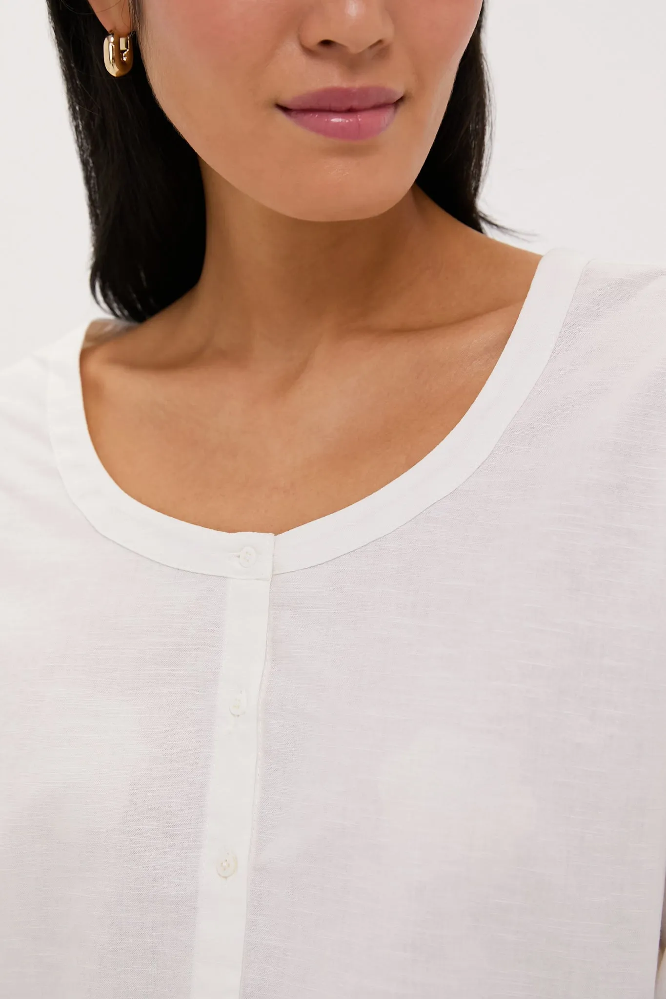 White Linen Kennedi Blouse