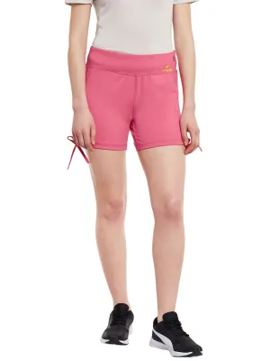 Women Solid Pink Shorts