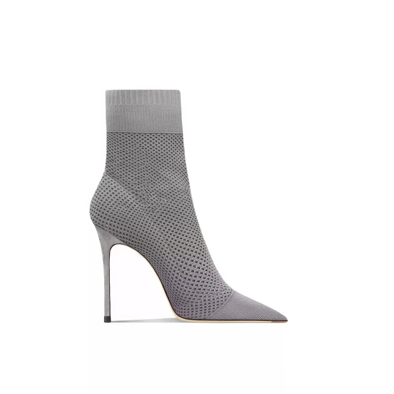 Women's Century Pointy-Toe Knitted High Heel Booties
