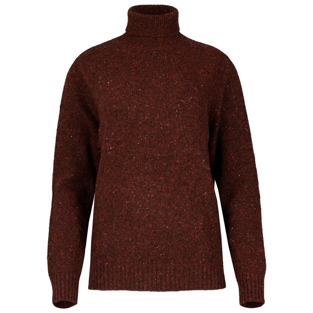 Womens Finse Flecked Roll Neck Sweater