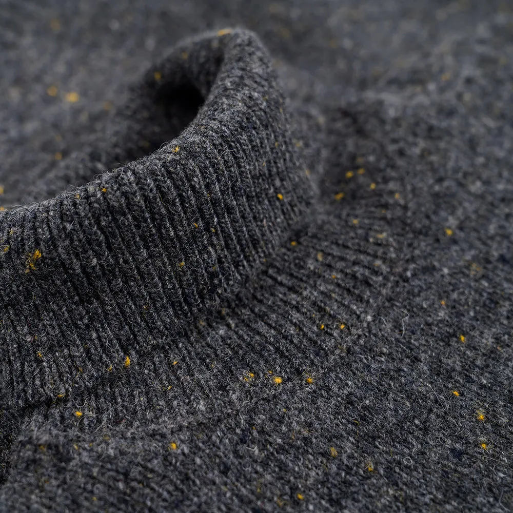 Womens Finse Flecked Roll Neck Sweater