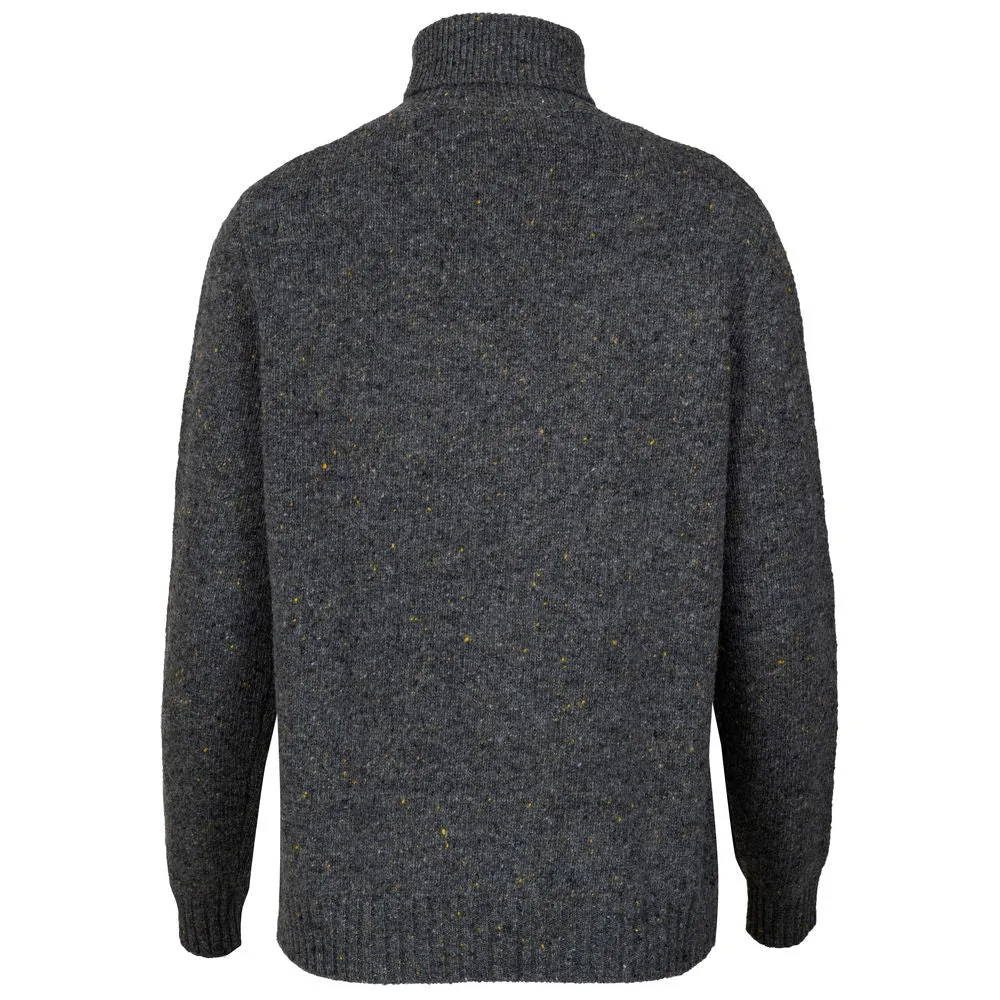 Womens Finse Flecked Roll Neck Sweater