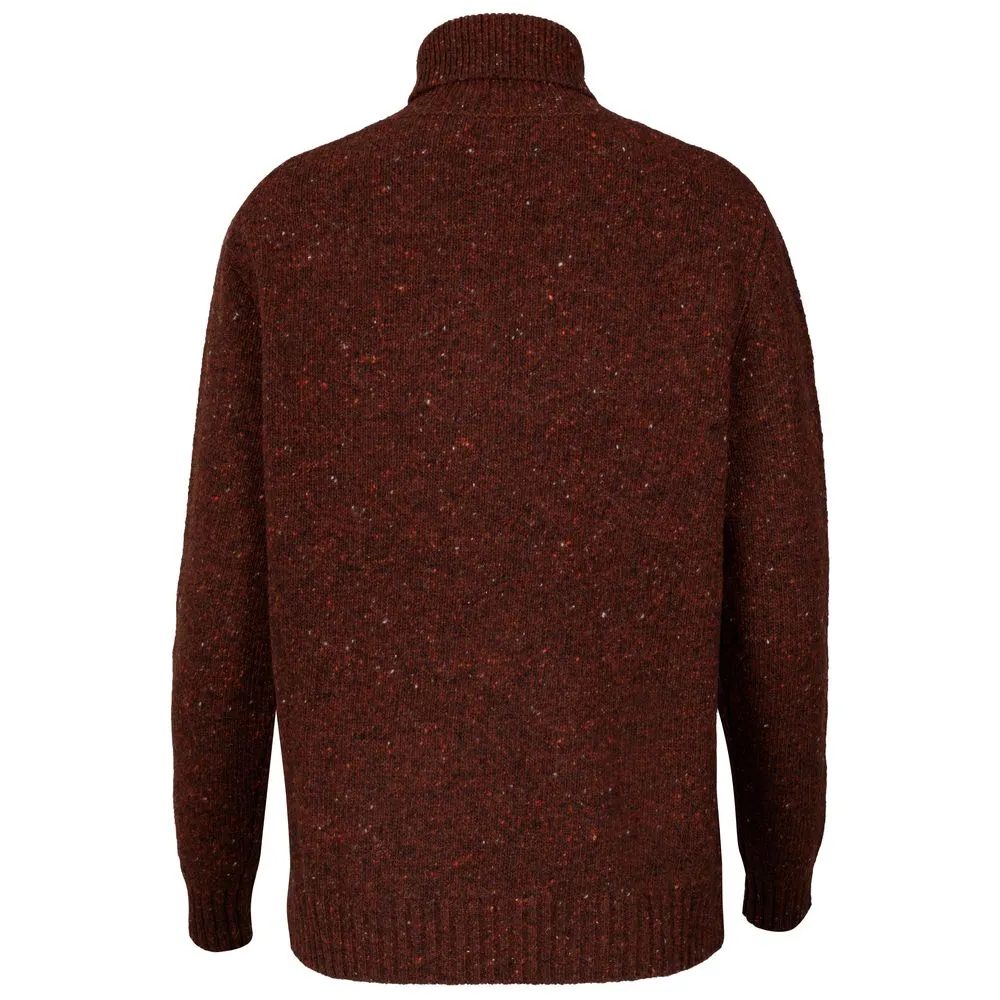 Womens Finse Flecked Roll Neck Sweater