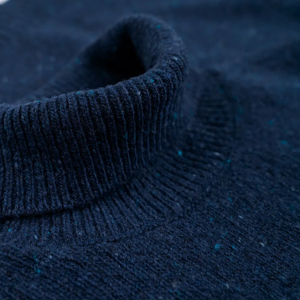 Womens Finse Flecked Roll Neck Sweater