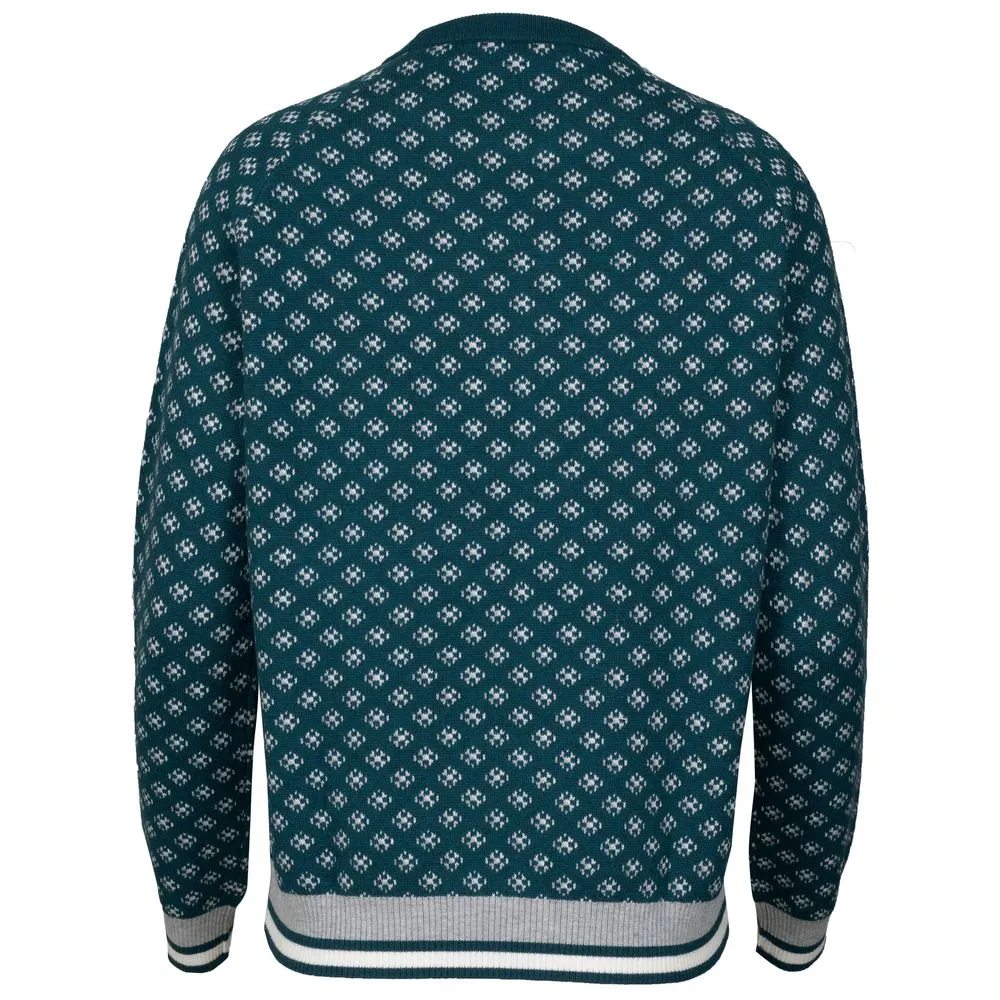 Womens Fredvang Jacquard Crew Sweater