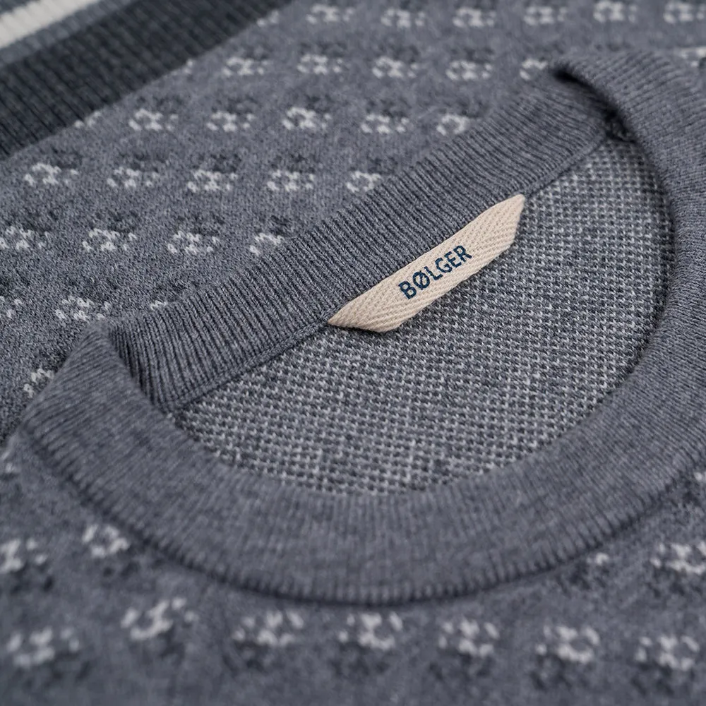 Womens Fredvang Jacquard Crew Sweater