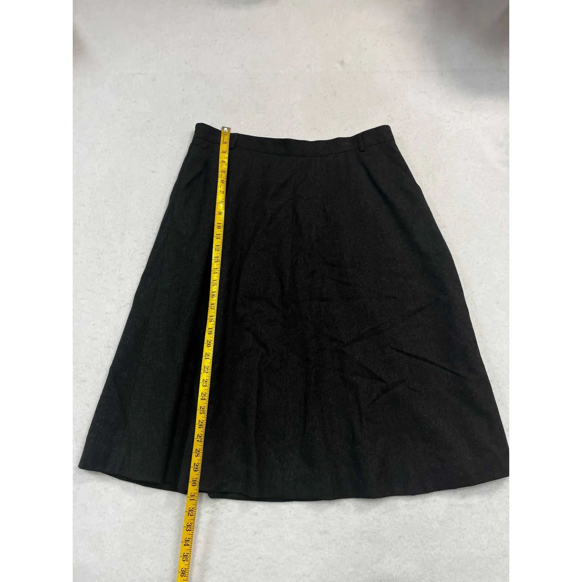 Women’s Knee Length Wool Skirt