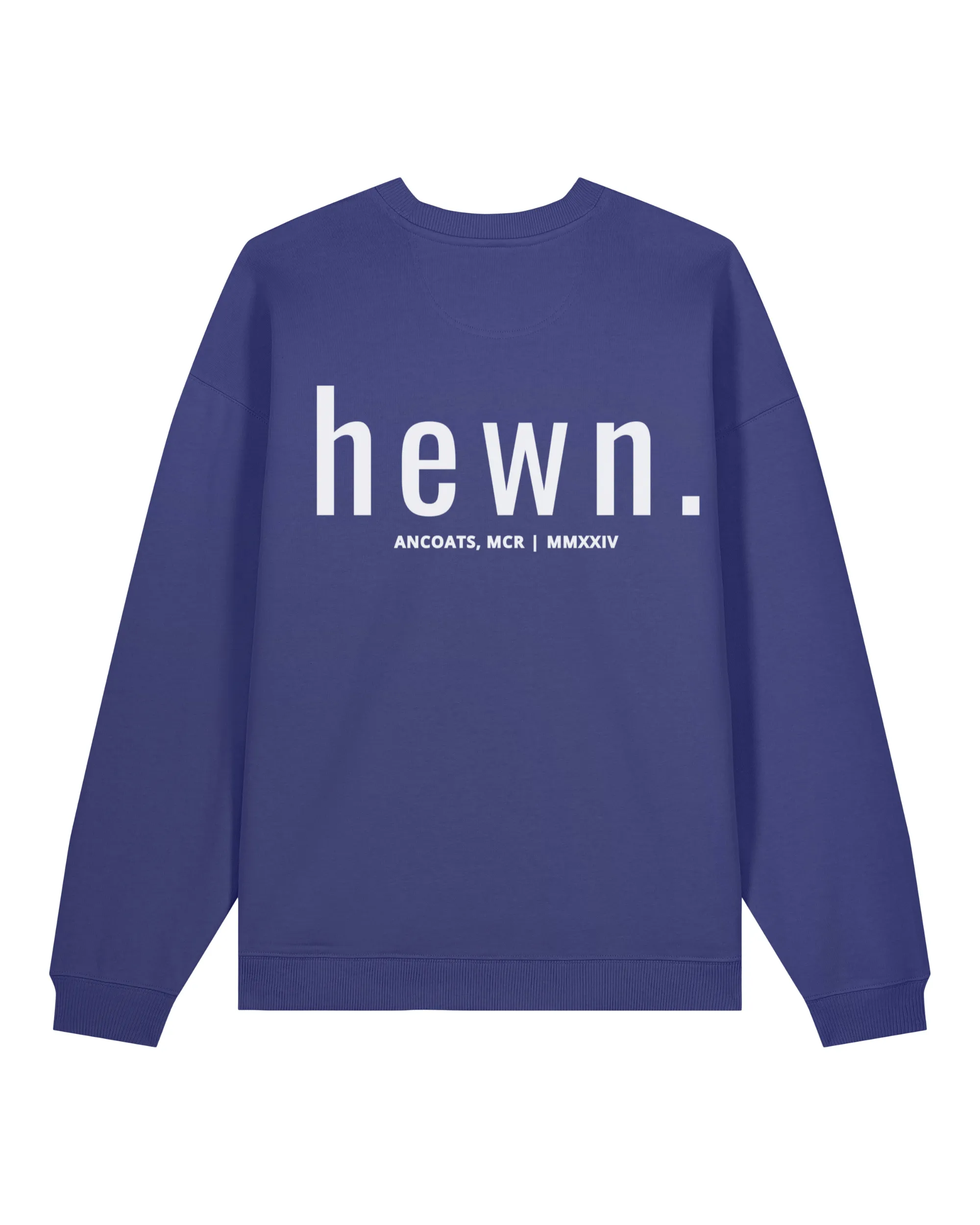 Women's Organic Cotton Signature Oversized Sweatshirt | Dusk Purple