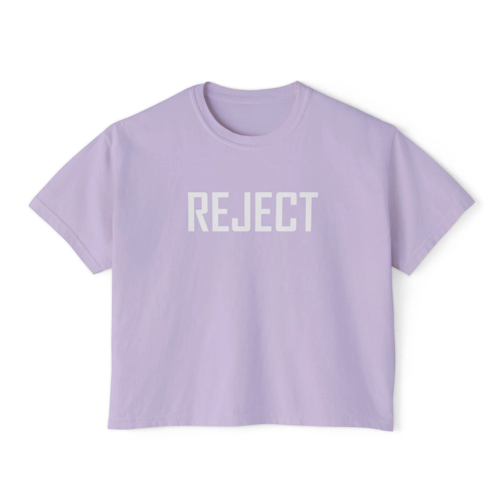 Women's REJECT Boxy Tee by The She-Jects! The most comfy brand COMFORT COLORS