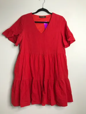Womens Size Sm Misses Red Fancyinn Dress