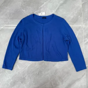 Women’s Talbots Cropped Hook &amp; Eye Shrug Cardigan Sweater Small