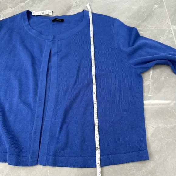 Women’s Talbots Cropped Hook &amp; Eye Shrug Cardigan Sweater Small
