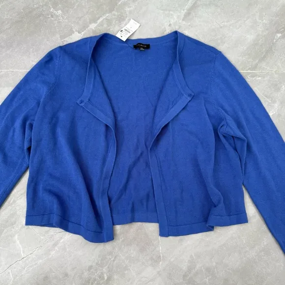 Women’s Talbots Cropped Hook &amp; Eye Shrug Cardigan Sweater Small