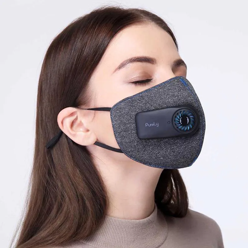 Xiaomi Purely Anti-haze Pollution Air Mask With Breathable Fan PM2.5 550mAh Battery