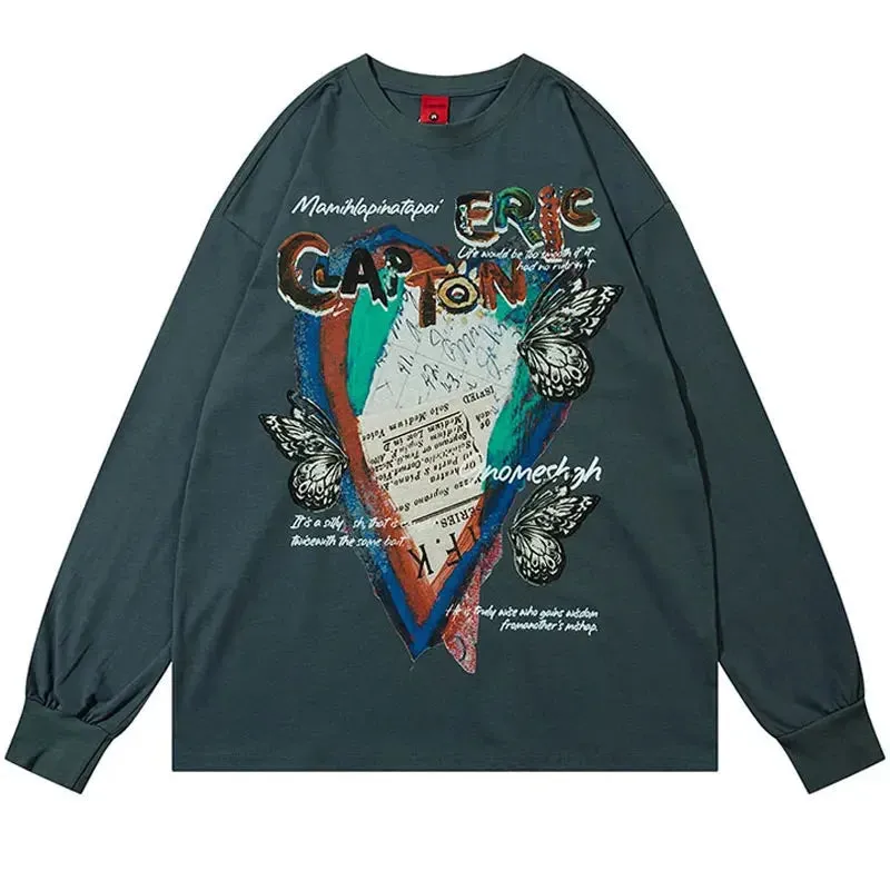 Y2K Butterfly Island Sweater