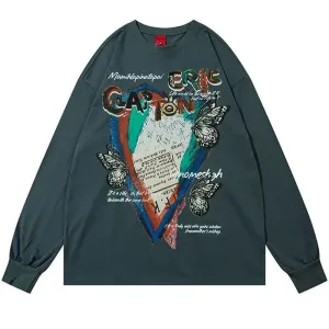 Y2K Butterfly Island Sweater