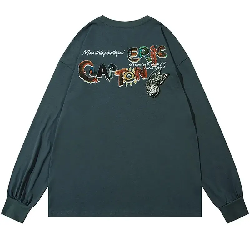 Y2K Butterfly Island Sweater