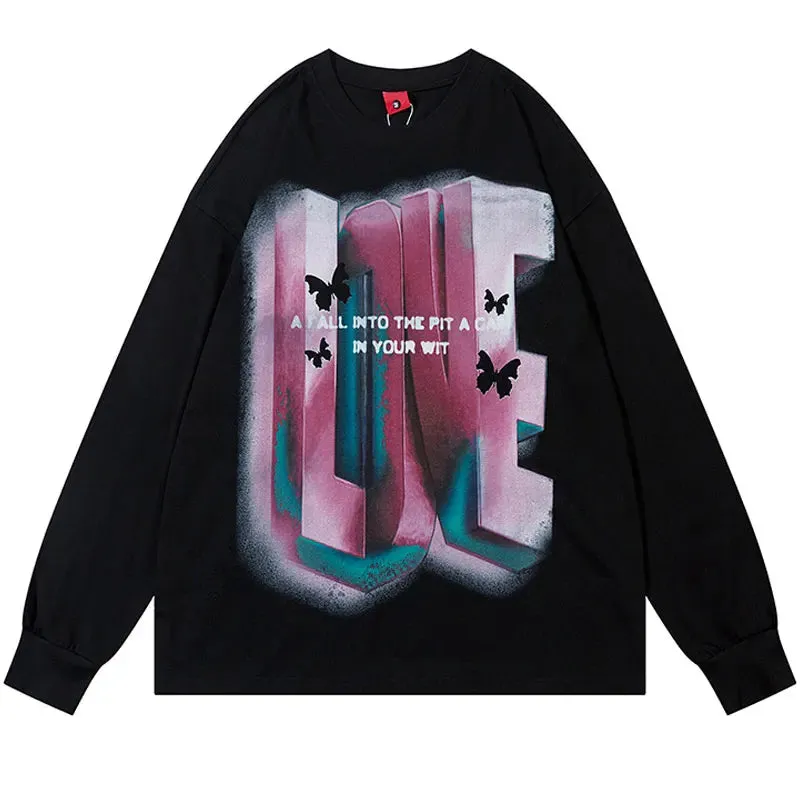 Y2k Sparrow Love Sweater