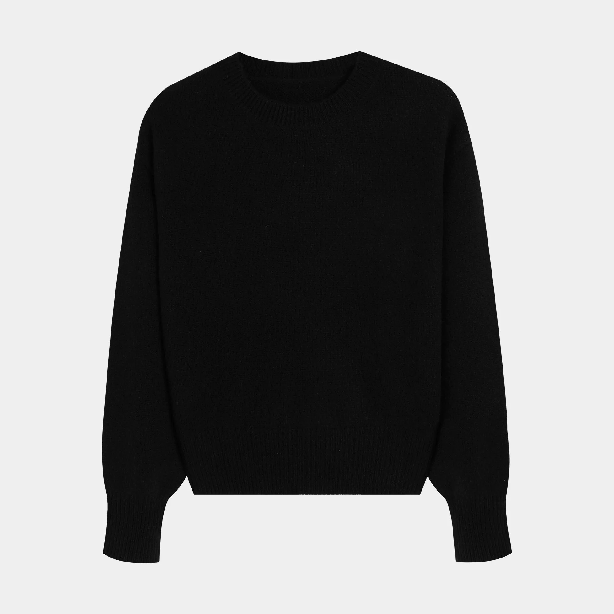 Yak Wool Blend Boxy Sweater