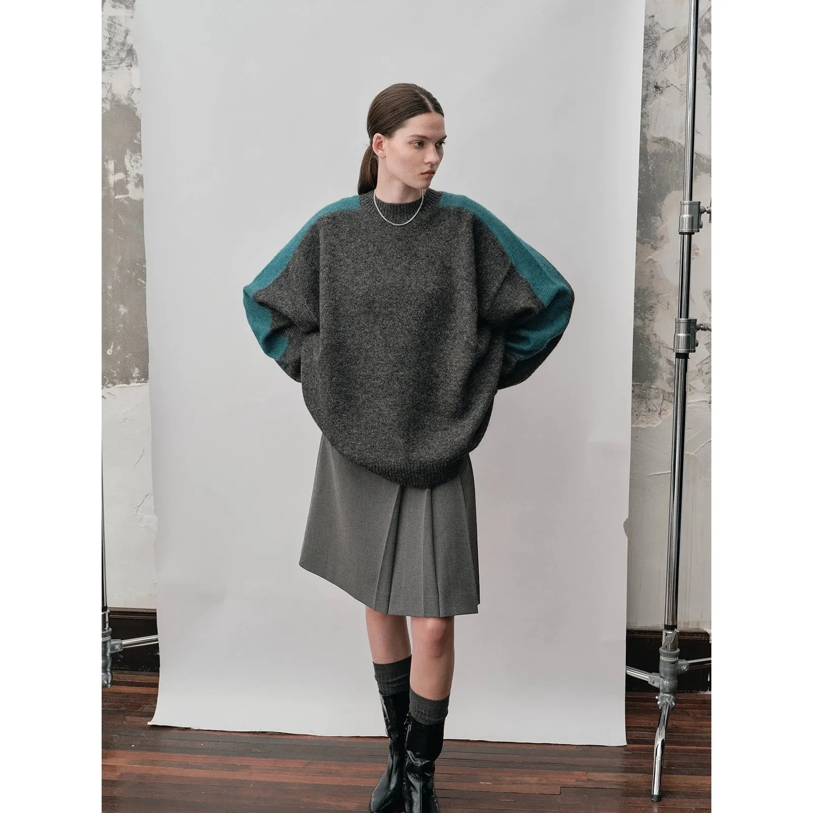 Yak Wool Blend Oversized Sweater
