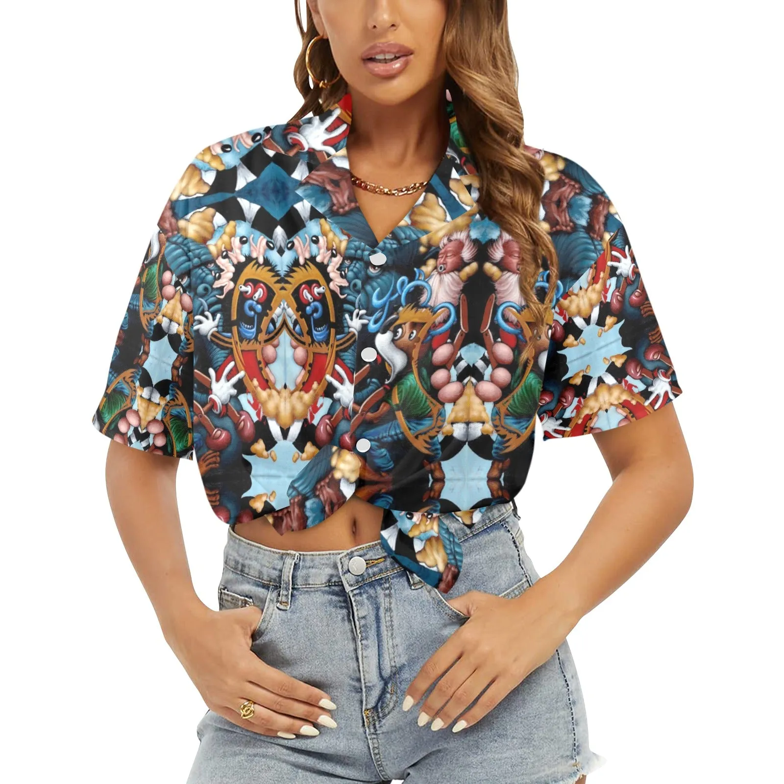 Yes Anthony Women's Hawaiian Shirt