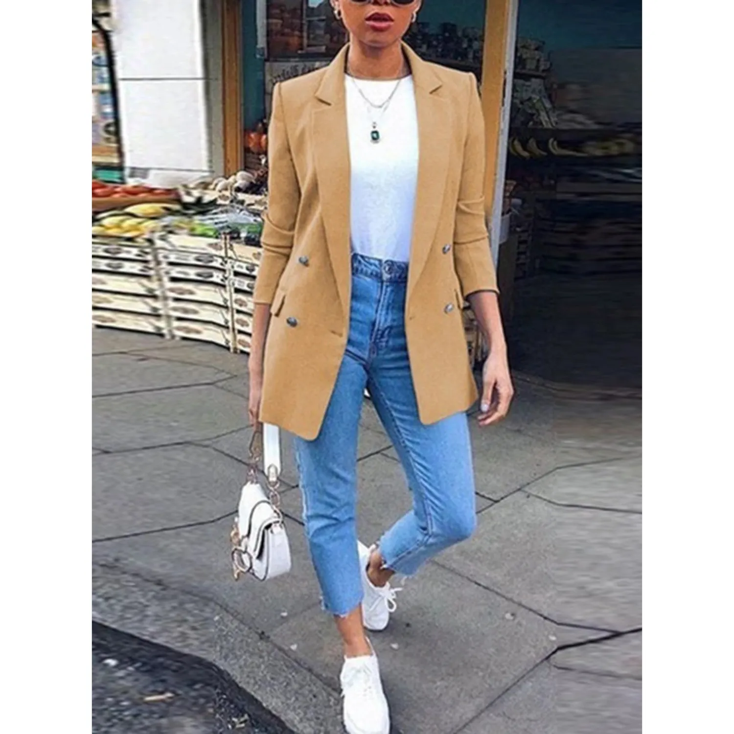 Yumi Blazer | Women’s Longline Blazer with Tailored Fit