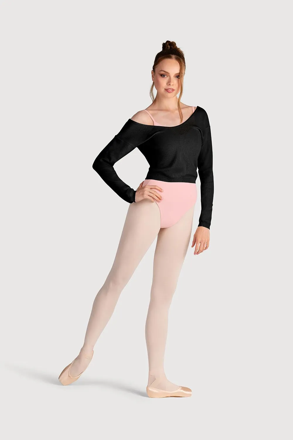 Z0143 - Bloch Overt Cropped Long Sleeve Womens Sweater