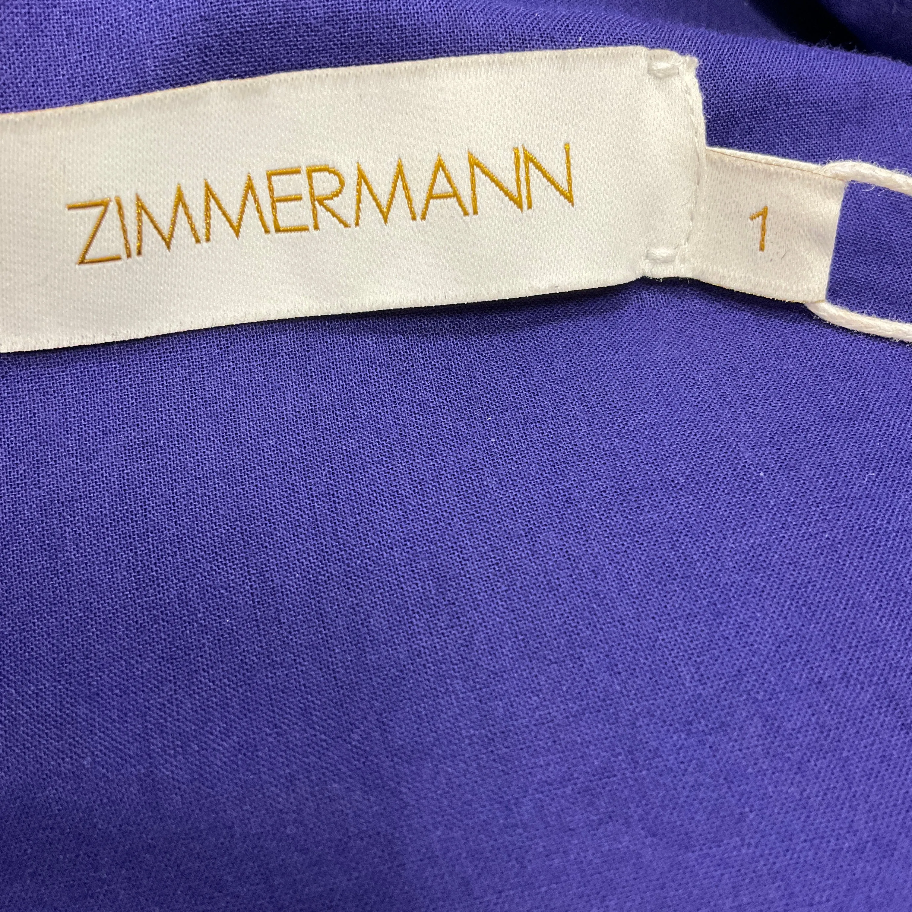 Zimmermann Purple Fine-Pleated Midi Dress
